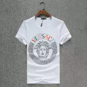 versace vintage logo-print t-shirt cool rainbow logo white